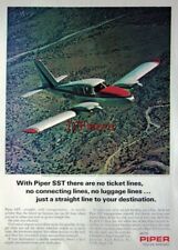 Piper AZTEC D Airplane Vintage 1969 Advert PRINT #2 - Original Ad to Frame