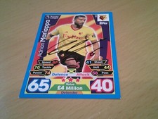 signed watford match attax