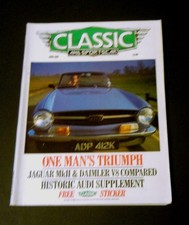 Classic & Sportscar Magazine (Apr 1989) - Triumph TR6 - Alfa Romeo Disco Volante
