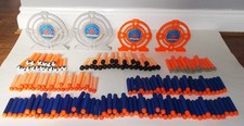 LARGE BUNDLE NERF GUN AMMO BLUE & ORANGE MIXED VERSION OF BULLET AMMO