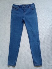 Blue 73 Womens Jeans Regular Slim Fit High Waisted Blue Denim Size 12