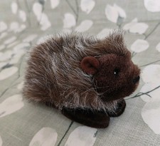 RARE! Mary Meyer Tippy Toes Ballard Beaver Plush 5" Finger Puppet 1997 Vintage 