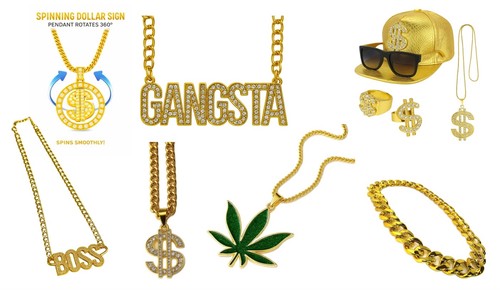 Iced out hip - hip, chain