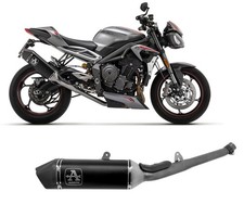 Complete System Arrow Veloce Dark Aluminum Triumph Street Triple 765 2020 2022