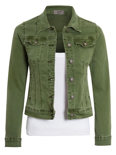 Womens fitted denim jacket - fitted,