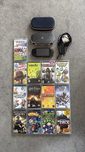 Sony psp 1000 black handheld - sony,