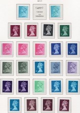 GB 1971/77  Machin Collection 38 Values 1/2p to 50p Unmounted Mint BA12