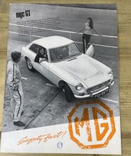 MG CAR  RANGE Sales Brochure