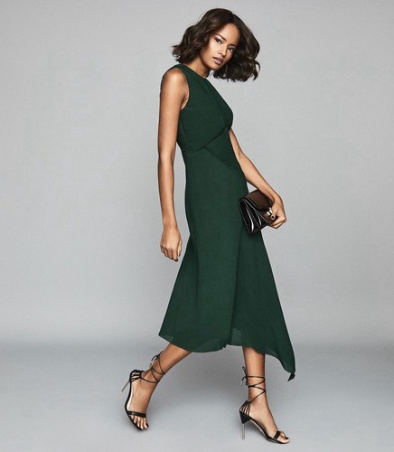 Reiss green rhona - reiss, midi