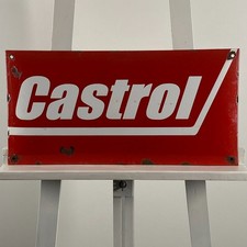 Castrol Enamel Sign - 50x25cm
