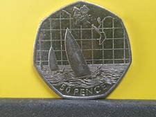 Olympic 50p Coins Fifty Pence - London 2012 Games Coin Hunt - SAILING