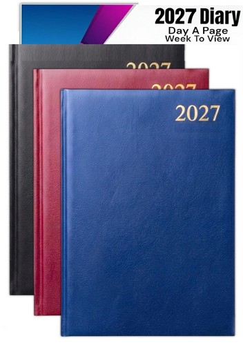2027 a6 diary day - a4,