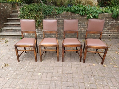 Set antique oak - 4,