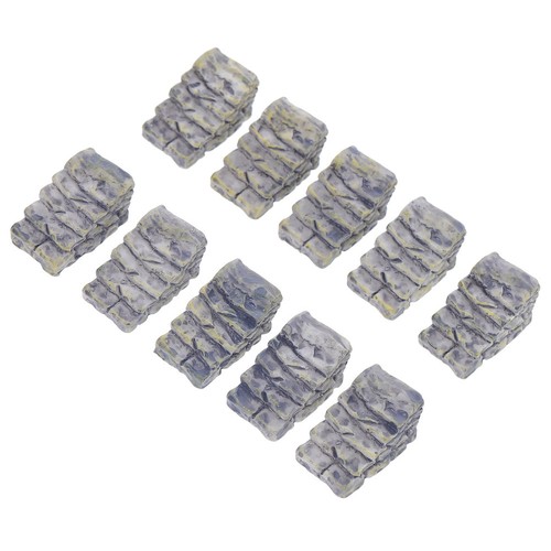 Grey resin miniature steps - grey,