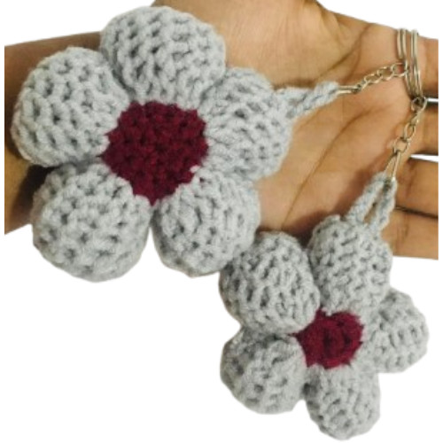 Key tag knitted crochet - knitted,