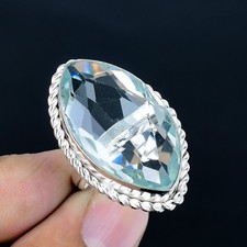 Aqua Apatite Marquise Gemstone