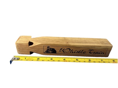 Wooden whistle train - 8, inch