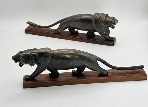 Buffalo horn carved - carved, tiger