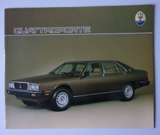 MASERATI QUATTROPORTE III orig 1980s Sales Brochure - German Text