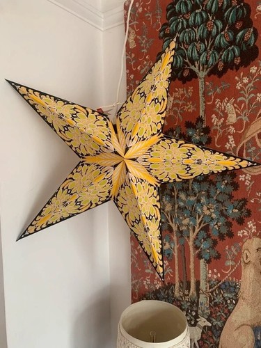 Paper star light - light, lampshade