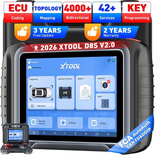 2026 xtool d8s obd2 - v2.0,