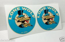 Pair 3" LONE WOLF Vintage
