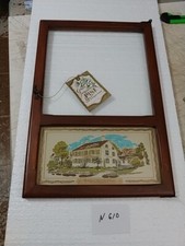 NEW ENGLAND CLOCK CO. PILLAR & SCROLL WALL CLOCK FRONT DOOR