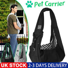 UK Pet Carrier Shoulder Bag Dog Cat Sling Puppy Tote Pouch Travel Hands Carry