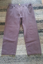 Armani Jeans Corduroy Trousers Brown Waist 36" Inside Leg 25.5"