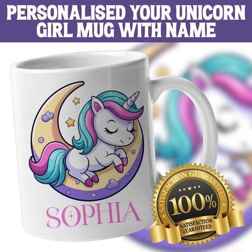 Personalised unicorn mug for - personalised,