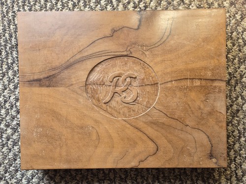 Handmade vintage rosewood box - vintage,