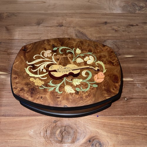 Italian inlaid wooden box - italian,