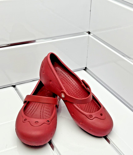 Super red crocs ballerina - red,
