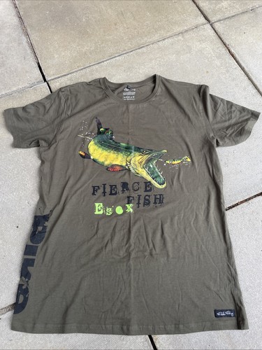 Men large pike fladen t - men’s,