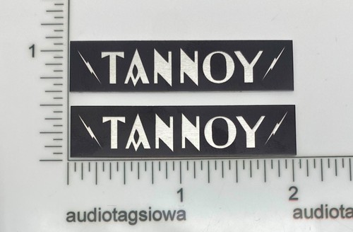 Tannoy speaker badge - badge, matte