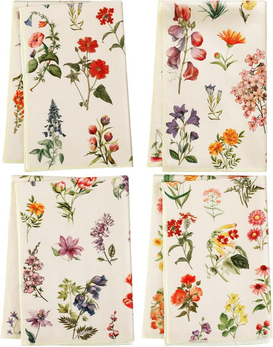 Set vintage wildflower - set, 4