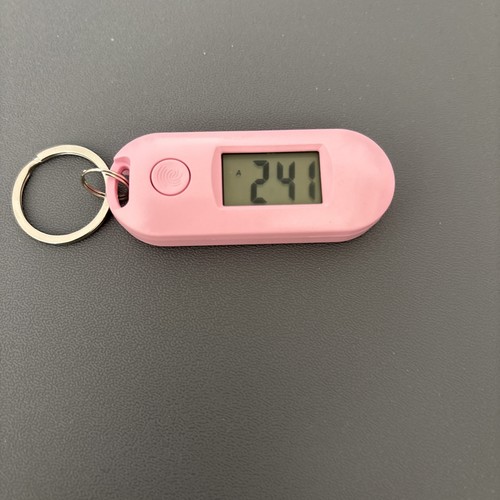 Digital clock keyring - digital,