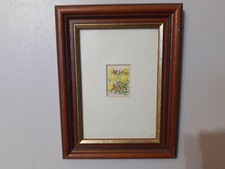 Wall Hanging Art Picture Small Flower Floral Fabric Framed Wall Art Picture