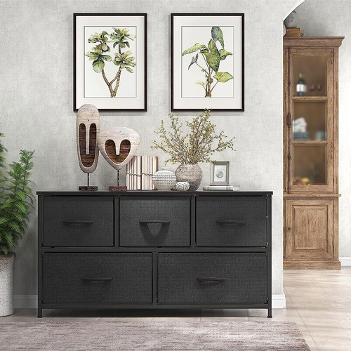 Drawers black dresser - 5,