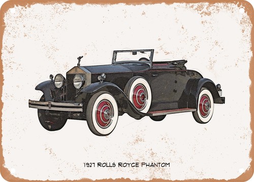 Classic car art 1927 rolls - classic,