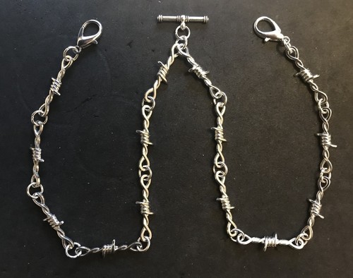 Double albert watch chain barb - double,