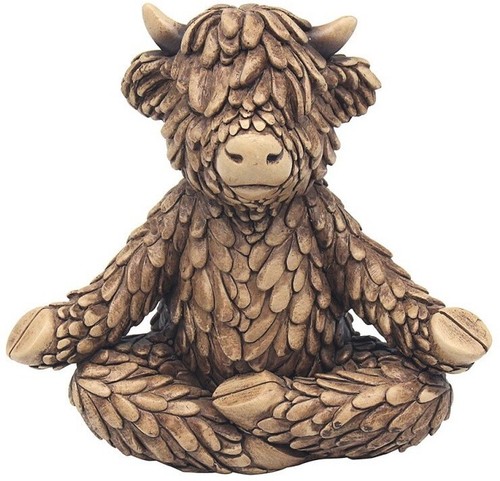 Highland cow yoga - highland,