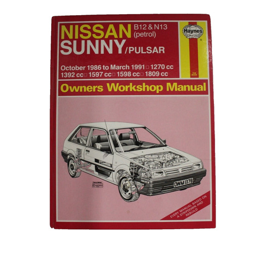 Nissan sunny pulsar 1986 - nissan, 1986-1991