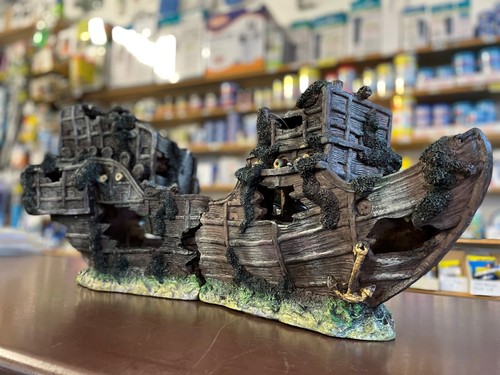 Galleon shipwreck aquarium - shipwreck,