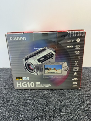 Canon hg10 camcorder boxed - hg10,