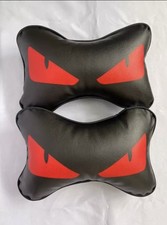 Fendi red devil eyes headrests