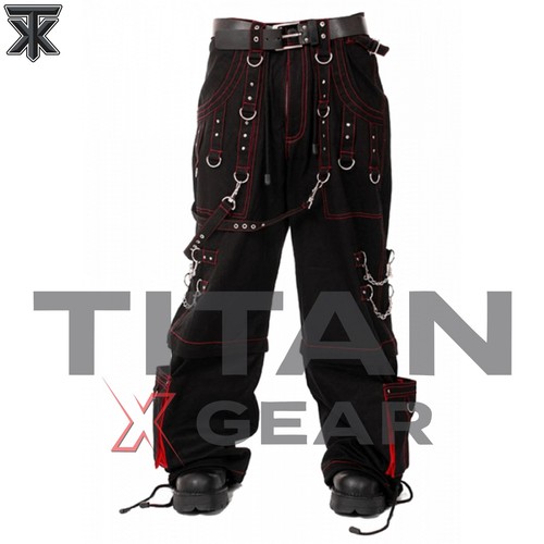 Men black red gothic - men's,