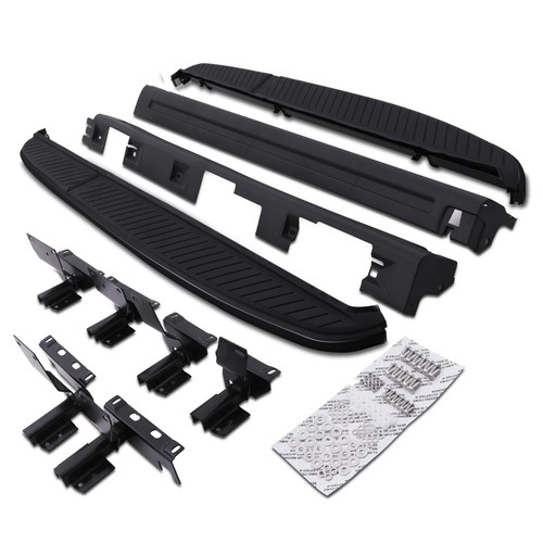 Side steps with skirts - skirts, black