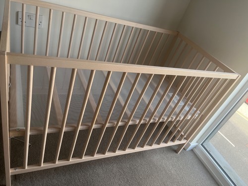 Ikea baby cot with mattress - baby,