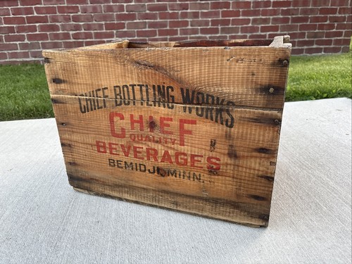 Vintage wooden soda - vintage, crate